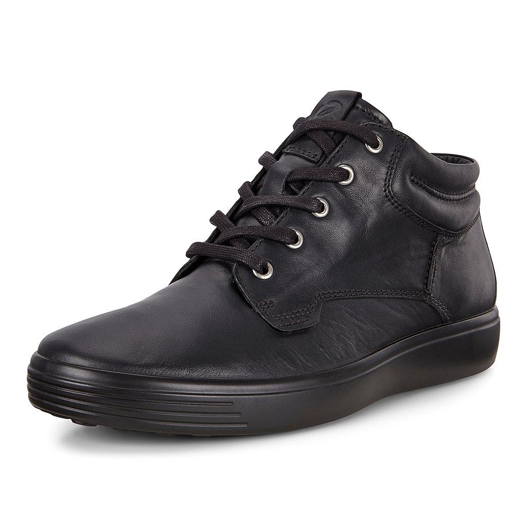 Ecco Soft 7 Mens Sneakers In Black Outlet - India WNB-297854